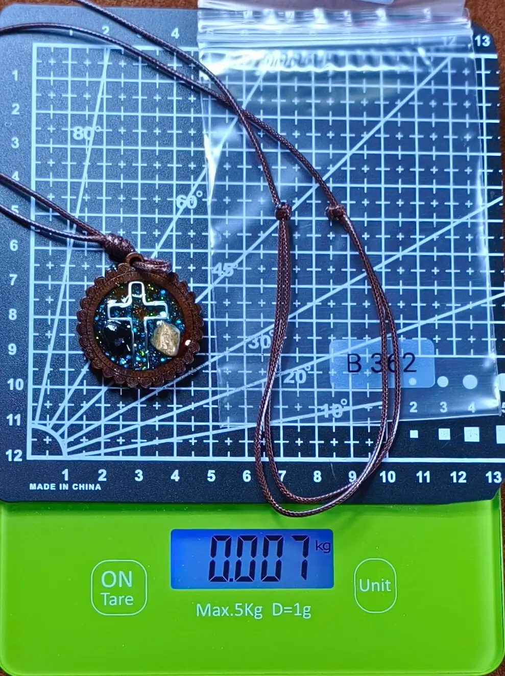 B362 Two stones - Gethsemane and Capernaum - chain